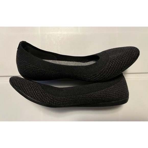 Allbirds Women’s Knit Ballet Flats Tree Breezers Dark Gray Comfort Shoes Size 7 - Picture 8 of 9